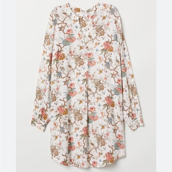 GP & J BAKER x H&M Patterned Viscose Dress Size 2 - Picture 2 of 3